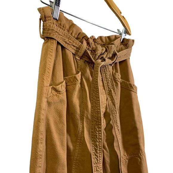 ETICA Pants Wade Relaxed Trouser High Rise Relaxed Leg‎ Elastic Paper Bag Waist - Picture 4 of 15